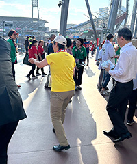 社明啓発活動 IN マツダスタジアム